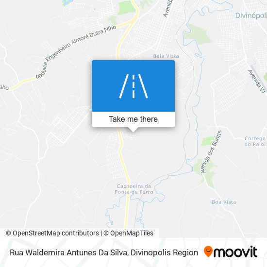 Rua Waldemira Antunes Da Silva map