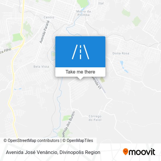 Avenida José Venâncio map