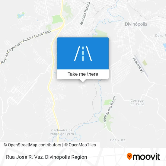 Rua Jose R. Vaz map