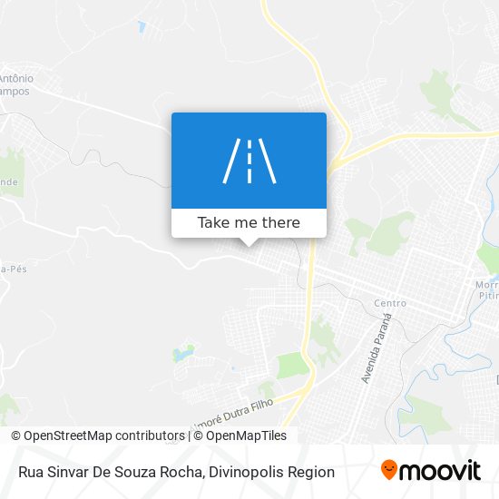 Mapa Rua Sinvar De Souza Rocha
