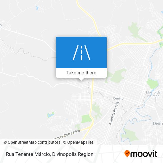 Mapa Rua Tenente Márcio