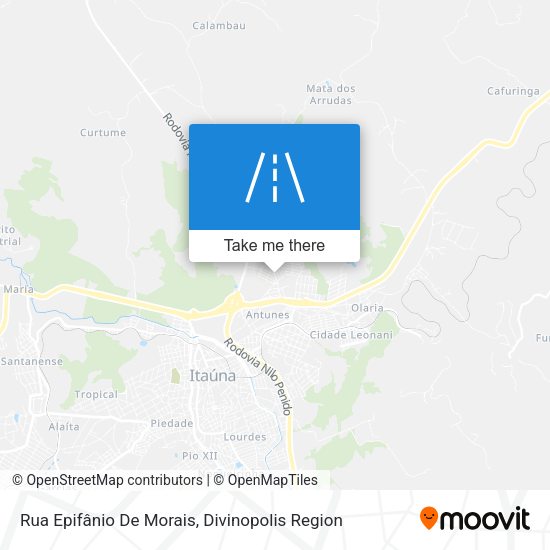 Rua Epifânio De Morais map