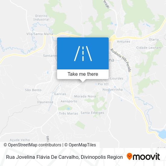 Rua Jovelina Flávia De Carvalho map