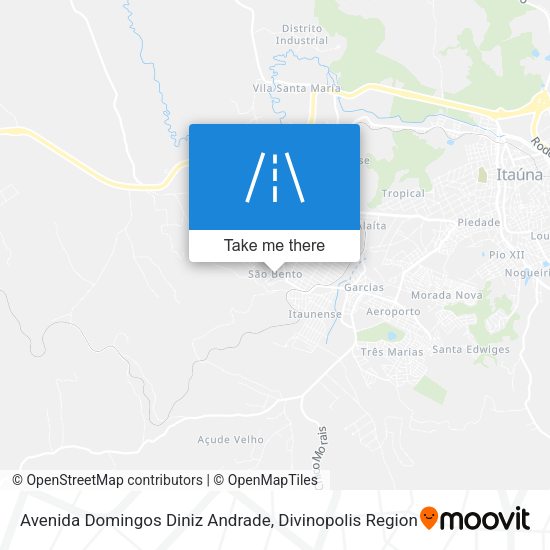 Avenida Domingos Diniz Andrade map