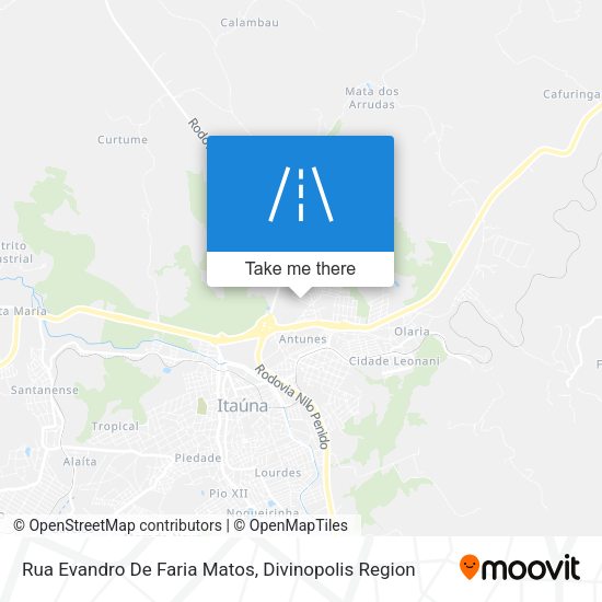 Rua Evandro De Faria Matos map
