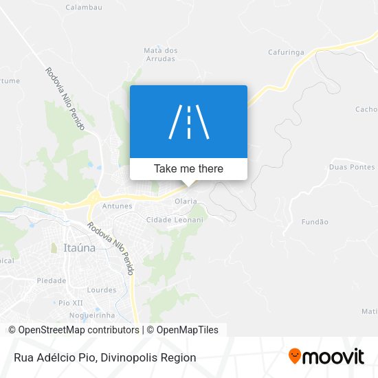 Rua Adélcio Pio map