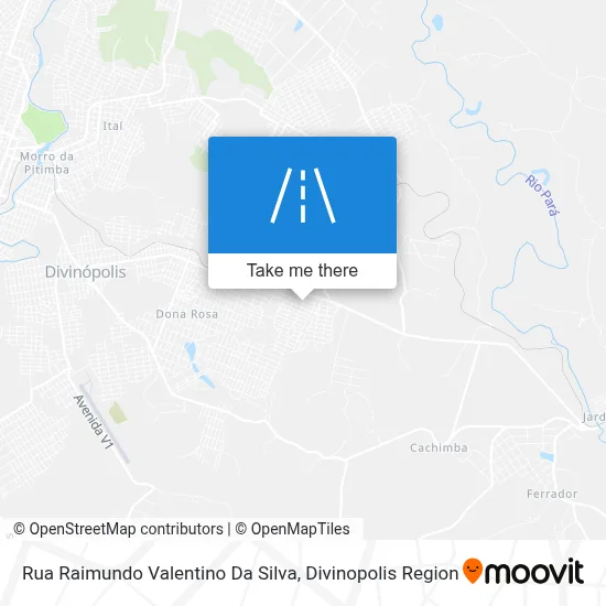 Rua Raimundo Valentino Da Silva map