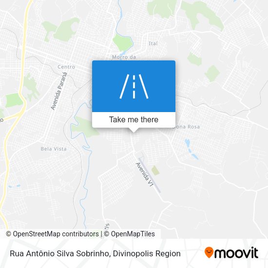 Rua Antônio Silva Sobrinho map