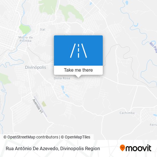 Mapa Rua Antônio De Azevedo