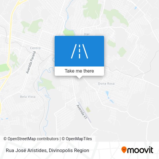 Rua José Aristides map