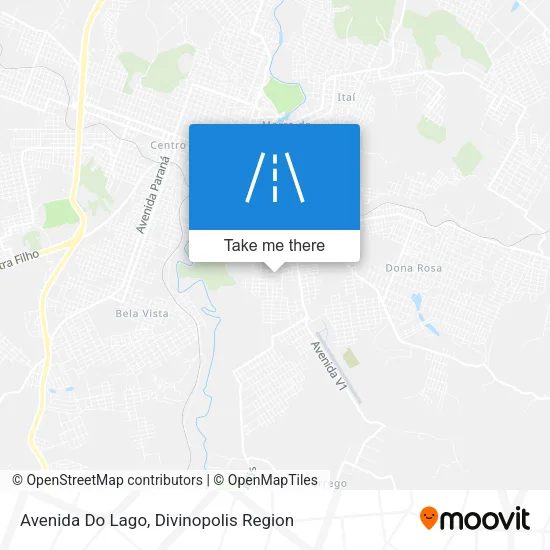 Avenida Do Lago map