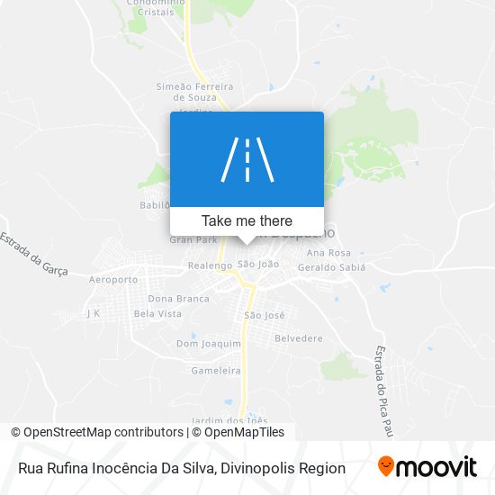 Rua Rufina Inocência Da Silva map
