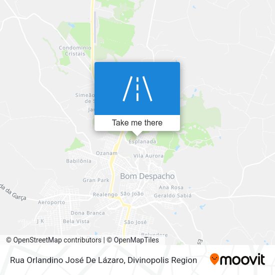Rua Orlandino José De Lázaro map