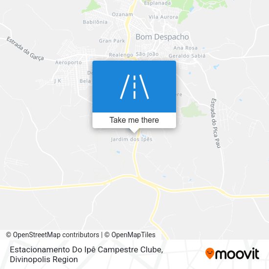 Estacionamento Do Ipê Campestre Clube map