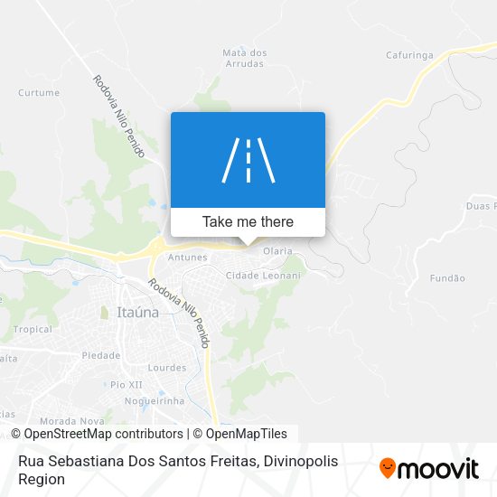 Rua Sebastiana Dos Santos Freitas map