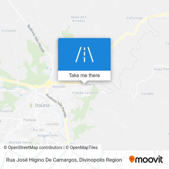 Rua José Higino De Camargos map