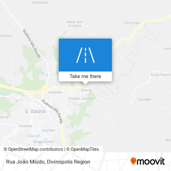 Rua João Miúdo map