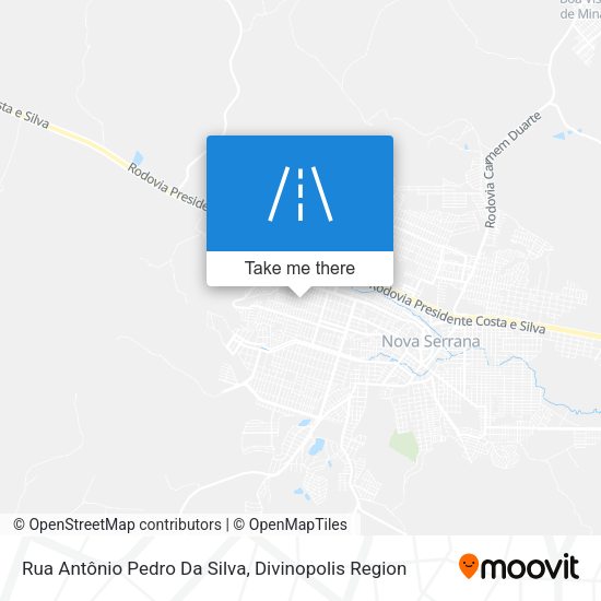 Rua Antônio Pedro Da Silva map