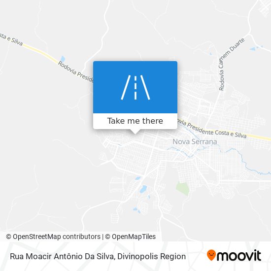 Rua Moacir Antônio Da Silva map