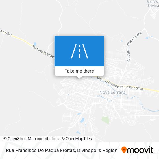 Rua Francisco De Pádua Freitas map