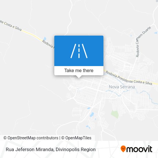 Rua Jeferson Miranda map