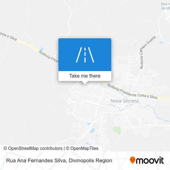 Rua Ana Fernandes Silva map