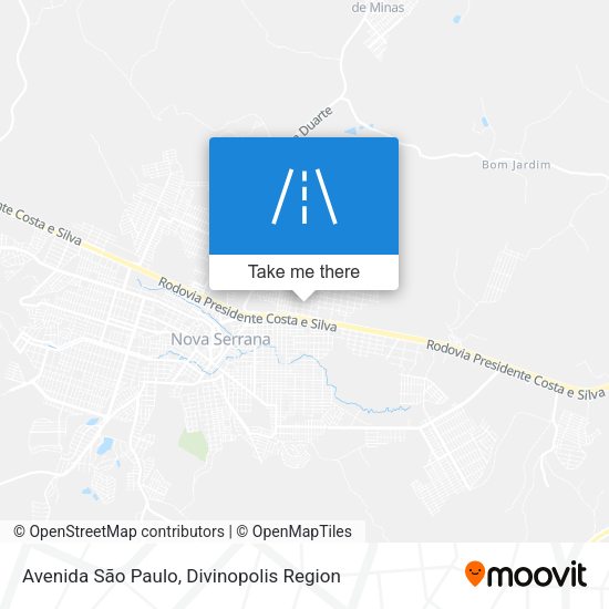 Avenida São Paulo map