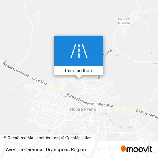 Avenida Carandaí map