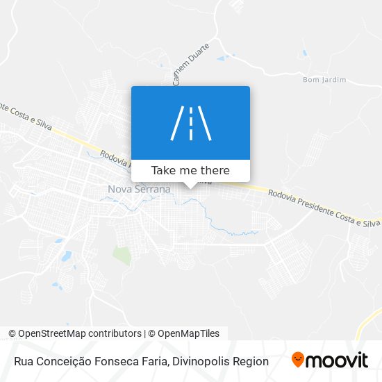 Mapa Rua Conceição Fonseca Faria