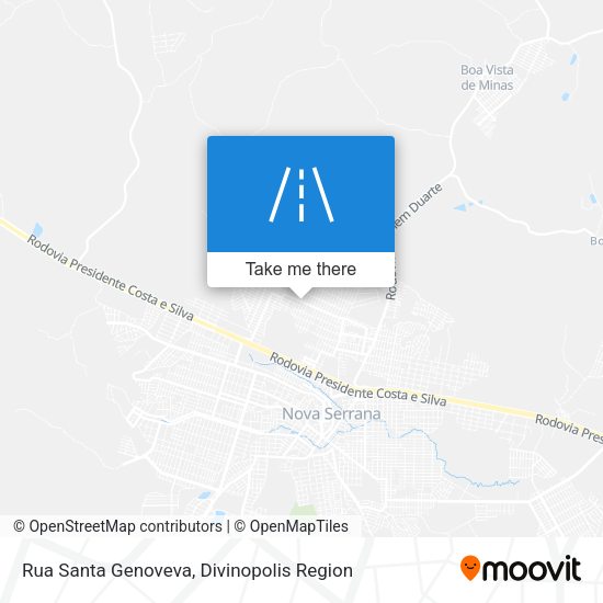 Rua Santa Genoveva map