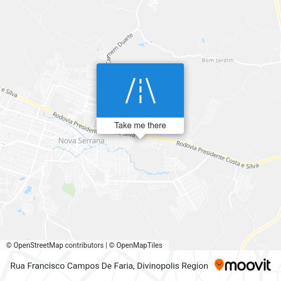 Rua Francisco Campos De Faria map