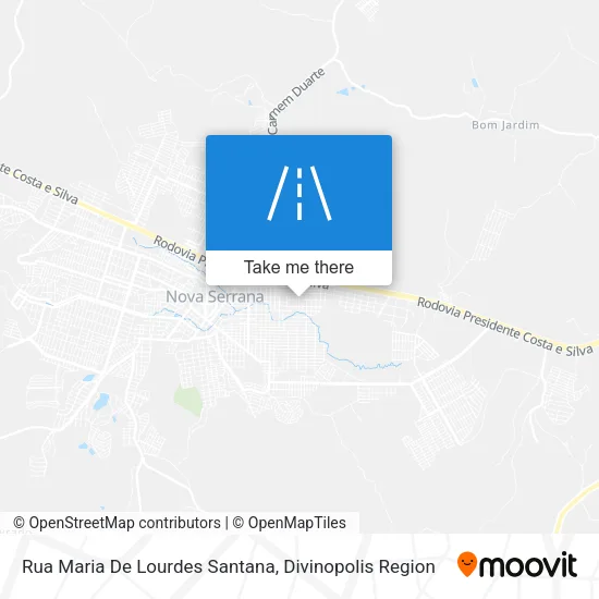 Rua Maria De Lourdes Santana map
