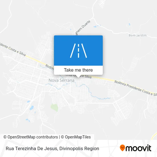 Rua Terezinha De Jesus map