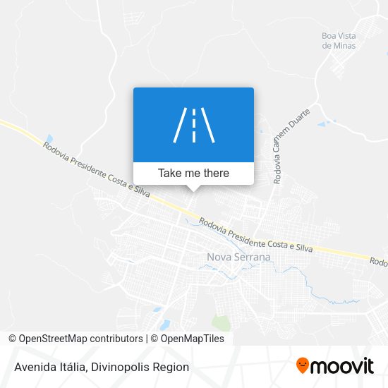 Avenida Itália map
