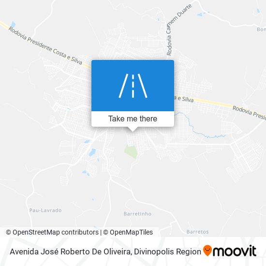 Avenida José Roberto De Oliveira map