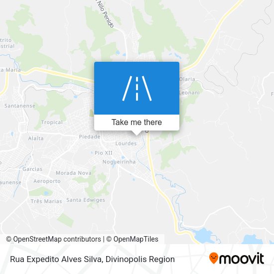 Rua Expedito Alves Silva map