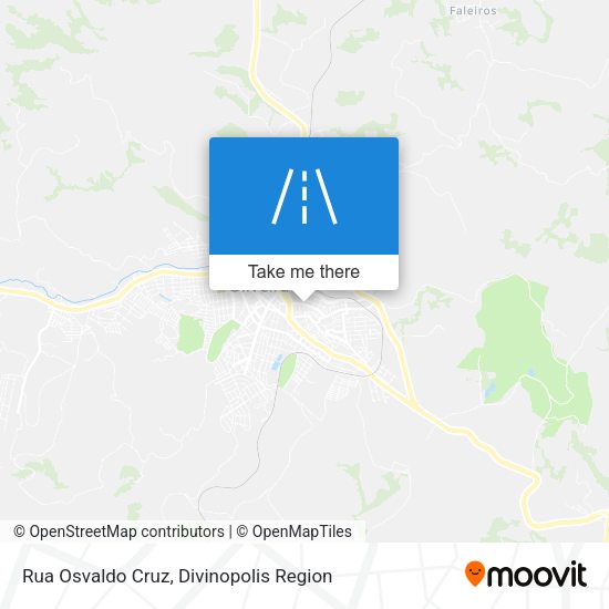 Rua Osvaldo Cruz map