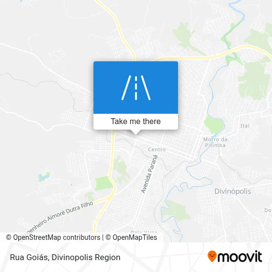 Rua Goiás map