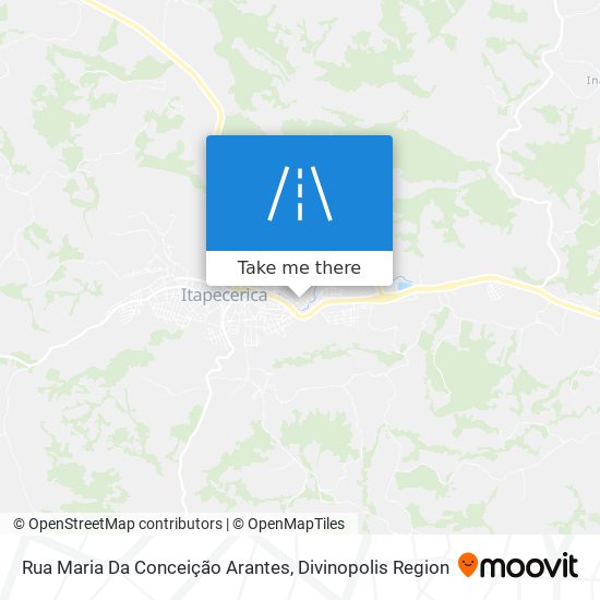 Mapa Rua Maria Da Conceição Arantes