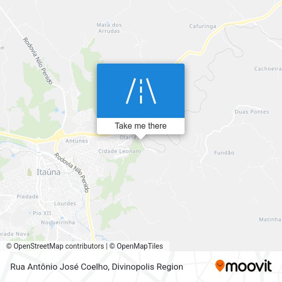 Rua Antônio José Coelho map