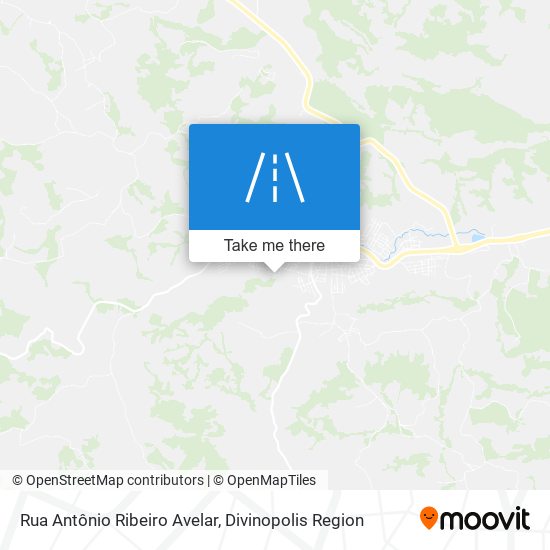 Mapa Rua Antônio Ribeiro Avelar