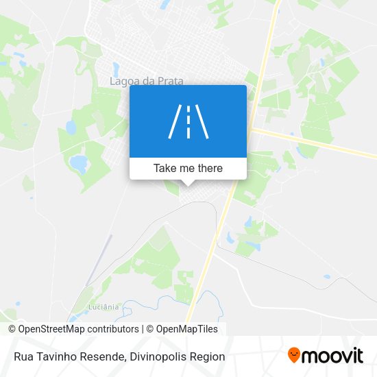 Rua Tavinho Resende map
