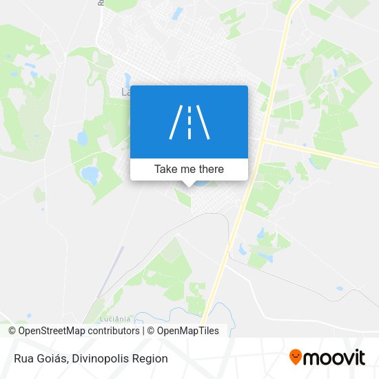 Rua Goiás map