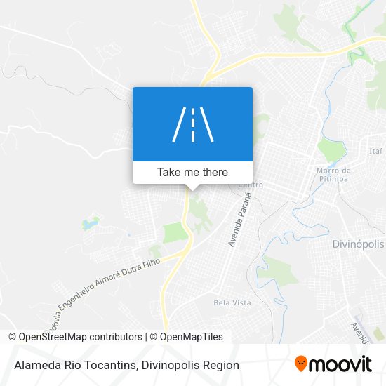 Alameda Rio Tocantins map