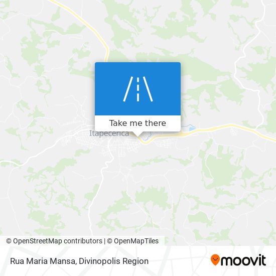 Mapa Rua Maria Mansa