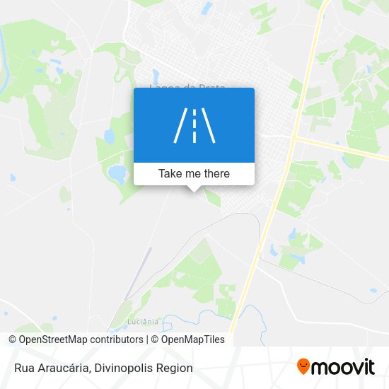 Rua Araucária map
