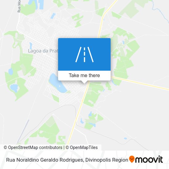 Rua Noraldino Geraldo Rodrigues map