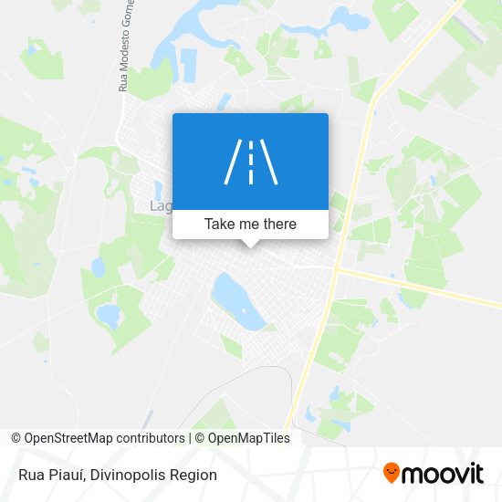 Rua Piauí map
