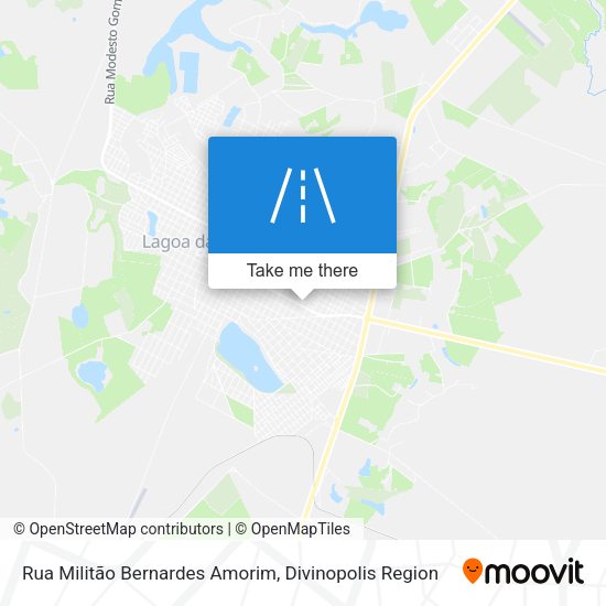 Rua Militão Bernardes Amorim map