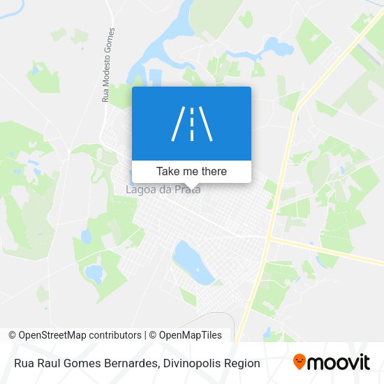 Rua Raul Gomes Bernardes map